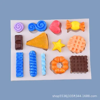 13 Силиконови форми за бонбони, направи си сам, сапун дифузьор, форма за декорация на дома от каменна автомобилната мазилка