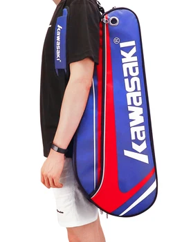 2022 Спортна чанта Kawasaki спортни аксесоари, мъжки дамски чанта за ракети за бадминтон, чанта за тенис, спортна раница за до 3 ракети KBB-8600P