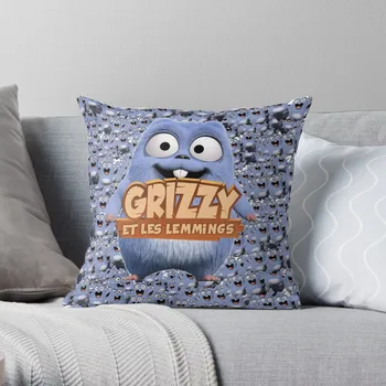 Grizzy and the Lemmings, детска любима колекция, възглавница, Коледни Възглавници, калъфи, Калъфи за възглавници
