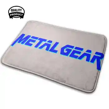 Metal Gear 3D Мек нескользящий мат, Килими възглавница, Метална обратно, твърди лого, Видеоигри, Змия, Голям Шеф