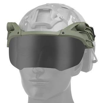 Висококачествени тактически шлем Vision -бърз монтаж -шоссейный каска, очила за ски състезания, на мотоциклет шлем