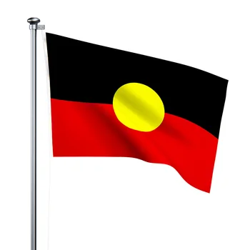 Газов фенер Gatekeep Girlboss 5'x 3' Австралия Австралийски Флаг Австралийски аборигени Банер 150 cm x 90 cm