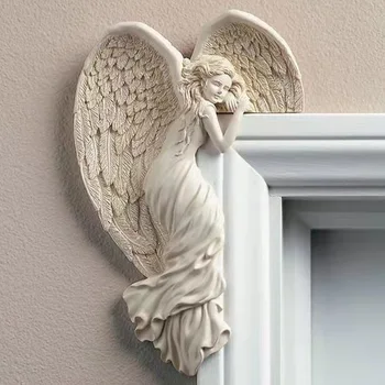 Нов Ангел на единението, декорация на рамката на вратата, декорация във формата на крило на ангел събуждане