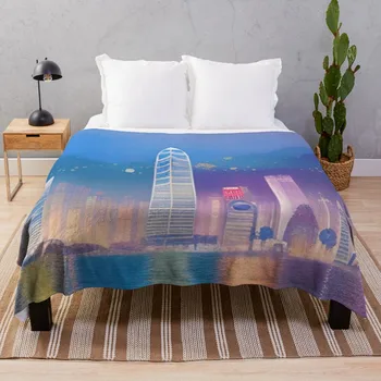 Пушистое меко одеяло Kpop с леопардовым принтом в стил арт арт Хонг конг