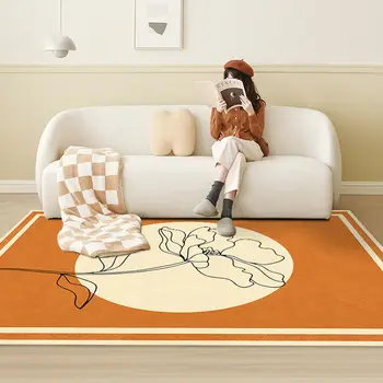 Скандинавски диван за хол, Холна маса, килими в стил Ins, Килими за украса на стаята, Килим за спални, кабинет, Дрешник, килим за хол
