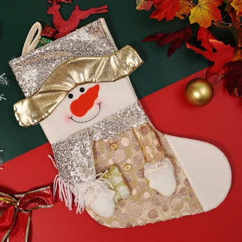 Сладък Коледен Отглеждане На Дядо Коледа, Снежен Човек Северен Елен Подвесное Украса Аксесоар За Партита Навидад Чорап Коледен Подарък Чанта Бонбони Коледа Интериор