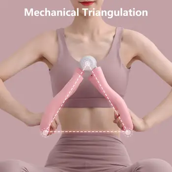 Устойчив на абразия тренажор за крака и бедрата триъгълна форма, формиращ фигура, удобен симулатор за вътрешната част на бедрата и на тазобедрена става